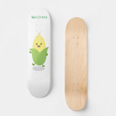 Niedliche Darstellung des Mais-Cartoon Skateboard (Vorderseite)