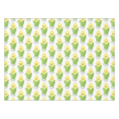 Niedliche Darstellung des Mais-Cartoon Tischdecke (Vorderseite (Horizontal))