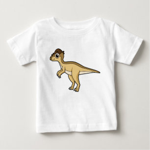 Niedliche Darstellung eines Pachycephalosaurus-Din Baby T-shirt