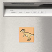 Niedliche Darstellung eines Pachycephalosaurus-Din Magnet (In Situ (Geschirrspüler))