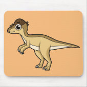 Niedliche Darstellung eines Pachycephalosaurus-Din Mousepad (Vorne)