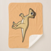 Niedliche Darstellung eines Pachycephalosaurus-Din Sherpadecke (Vorderseite)