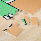 Niedliche Darstellung eines Stegosaurus. 2 Puzzle (Seite)