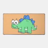 Niedliche Darstellung eines Stegosaurus. 2 Schreibtischunterlage (Vorderseite)