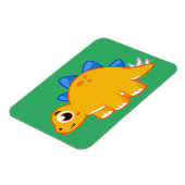 Niedliche Darstellung eines Stegosaurus. Magnet (Linke Seite)