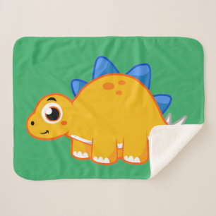 Niedliche Darstellung eines Stegosaurus. Sherpadecke