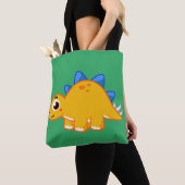 Niedliche Darstellung eines Stegosaurus. Tasche (Von Nahem)