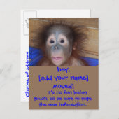 Niedliche Darstellung von Ankündigungen (Vorne/Hinten)