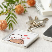 Niedliche Darstellung von Bubu & Dudu mit dem Gehö Schlüsselanhänger (Seite)