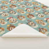 Niedliche Darstellung von Hunden in Haten Sherpadecke (3/4)