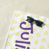 Niedliche Darstellung von Kolibris und Bienen-Cart Strandtuch (Beispiel)