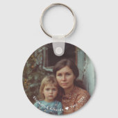 Niedliche Darstellung von Mutter und Kind | Mutter Schlüsselanhänger (Rückseite)