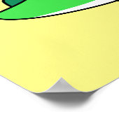 Niedliche Darstellung von Tyrannosaurus Rex. 2 Poster (Ecke)