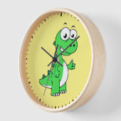 Niedliche Darstellung von Tyrannosaurus Rex. 2 Uhr (Winkel)