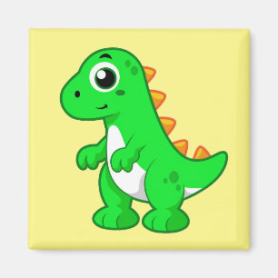 Niedliche Darstellung von Tyrannosaurus Rex. Magnet