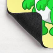 Niedliche Darstellung von Tyrannosaurus Rex. Mousepad (Ecke)