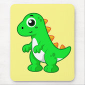 Niedliche Darstellung von Tyrannosaurus Rex. Mousepad (Vorne)