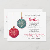 Niedliche Decke der neuen Hallen Umzug Ankündigung Postkarte (Vorne/Hinten)