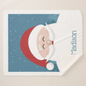 Niedliche Decken im Santa individuelle Name (Vorderseite (Horizontal))