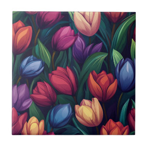 Niedliche Decorative Tulip-Fliesen zum Kochen Fliese