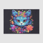 Niedliche Decoupage cat Liebhaber von Gewebepapier Seidenpapier (Vorderseite)