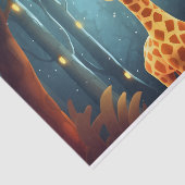 Niedliche Decoupage Kindergiraffenliebhaber Seidenpapier (Ausschnitt)