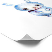 Niedliche Dekoration des Kaninchen Boy Blue Baby K (Ecke)