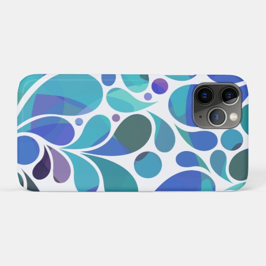 Niedliche Dekorative Pflanze mit tropfenförmigen B Case-Mate iPhone Hülle (Rückseite (Horizontal))