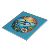 Niedliche Delfinfreunde Fliese (Seite)