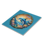 Niedliche Delfinfreunde Fliese (Seite)