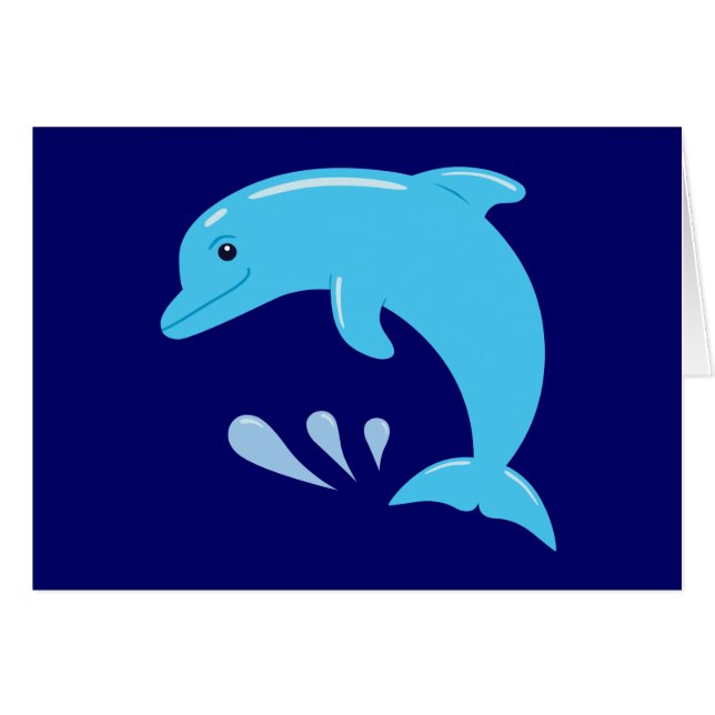 Niedliche Delphin (Vorderseite (Horizontal))