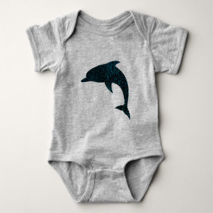 Niedliche Delphin Baby Strampler