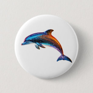 Niedliche Delphin Button