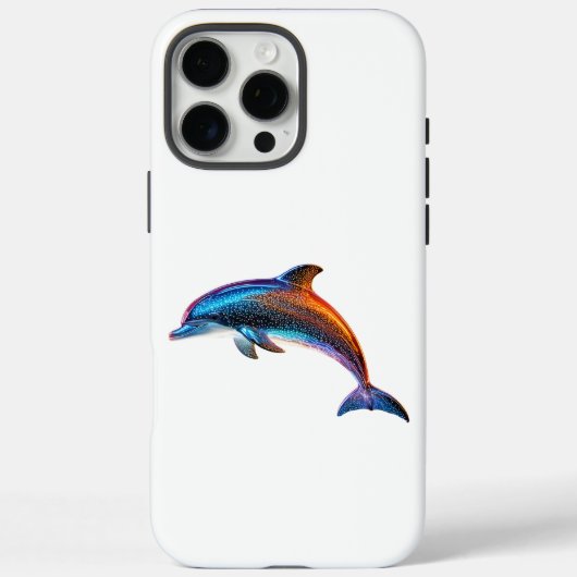 Niedliche Delphin Case-Mate iPhone Hülle (Rückseite)