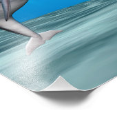 Niedliche Delphin Fotodruck (Ecke)
