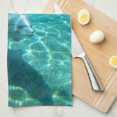 Niedliche Delphin Geschirrtuch (Viertel Falte)