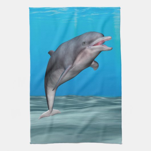 Niedliche Delphin Handtuch (Vertikal)