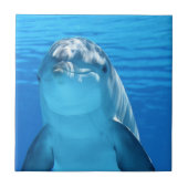 Niedliche Delphin im Ozean Fliese (Vorderseite)