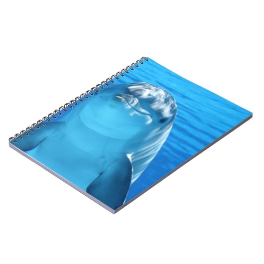 Niedliche Delphin im Ozean Notizblock (Linke Seite)