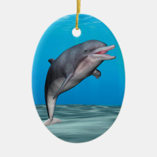 Niedliche Delphin Keramikornament