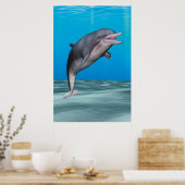 Niedliche Delphin Poster (Küche)