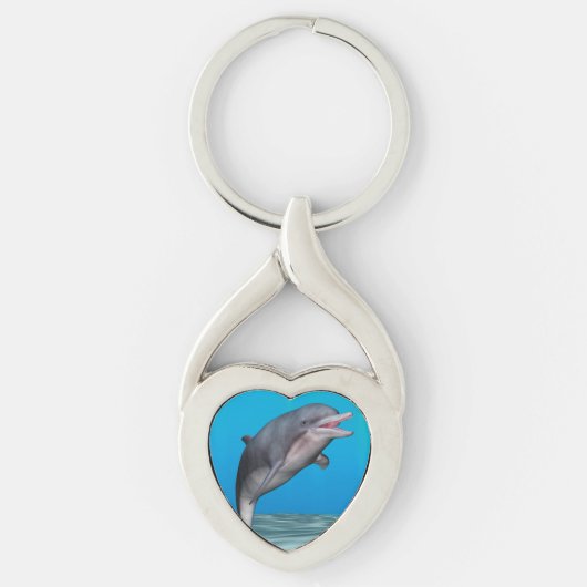 Niedliche Delphin Schlüsselanhänger (Vorderseite)
