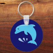 Niedliche Delphin Schlüsselanhänger (Vorderseite)