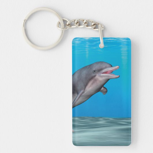 Niedliche Delphin Schlüsselanhänger (Vorderseite)