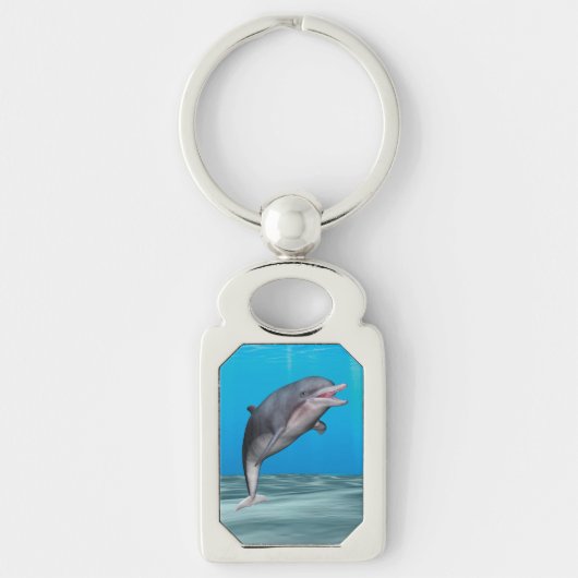 Niedliche Delphin Schlüsselanhänger (Vorderseite)