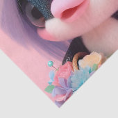 Niedliche Delphin Seidenpapier (Detail)