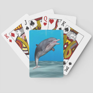 Niedliche Delphin Spielkarten