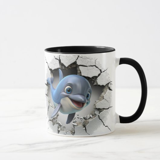 Niedliche Delphin Tasse (Rechts)