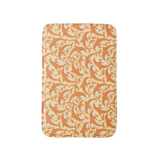 Niedliche Delphine Badematte (Vorderseite Vertikal)