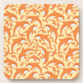 Niedliche Delphine Getränkeuntersetzer (Vorderseite)